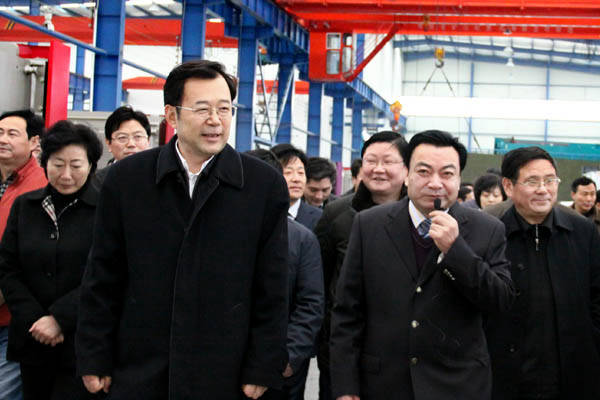 國家發改委副主任孫志剛來中德機床調研 國家發改委副主任孫志剛來中德機床調研